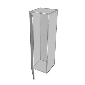 Két ajtós szekrény vízszintes válaszóval